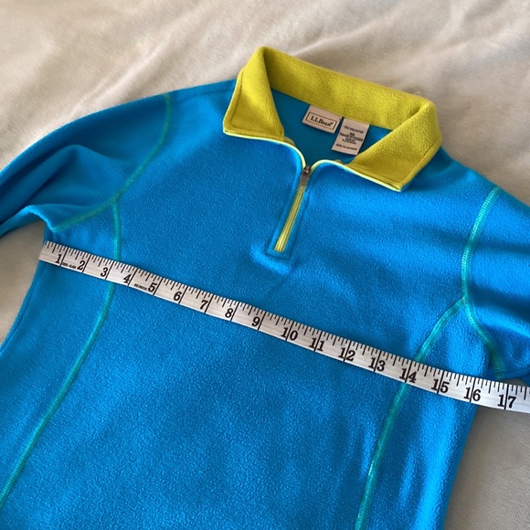 LL Bean poly quarter zip fleece - girls S/8 - Picture 5 of 9